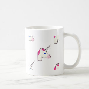 Caneca De Café unicorn emoji
