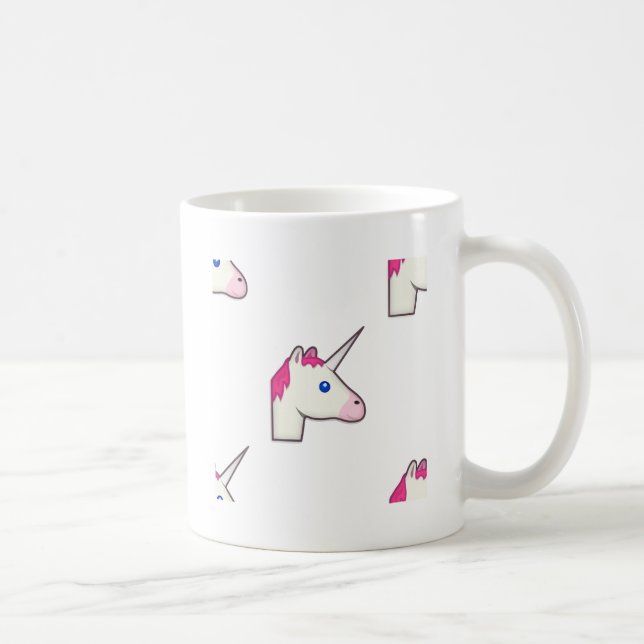 Caneca De Café unicorn emoji (Direita)