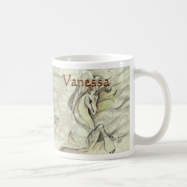Caneca De Café Unicorn Mug desenhado (Direita)
