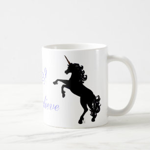 Caneca De Café Unicorn Silhouette