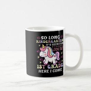 Caneca De Café Unicorn Tchau Jardim de Infância Foi Divertido Cui