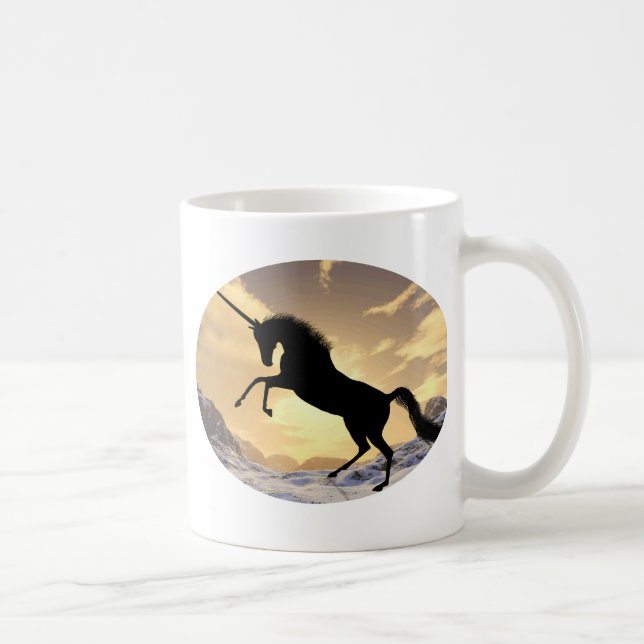 Caneca De Café Unicórnio (Direita)
