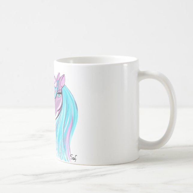 Caneca De Café Unicórnio (Direita)