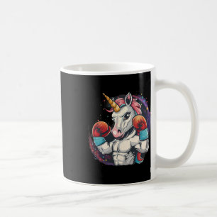 Caneca De Café Unicórnio de Boxe Com Luvas de Boxe Kickboxing Eng