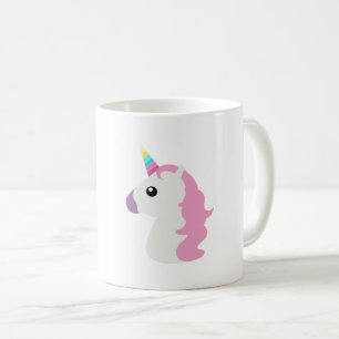 Caneca De Café Unicórnio de Emoji