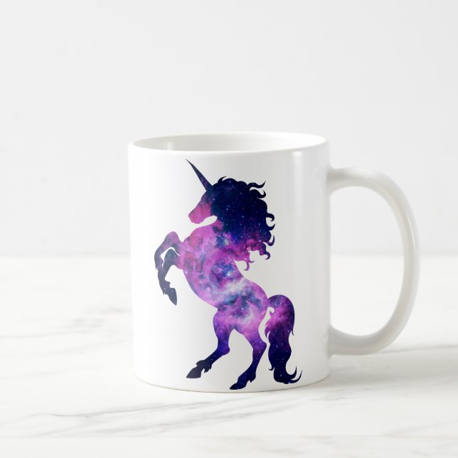 Caneca De Café Unicórnio do espaço (Direita)