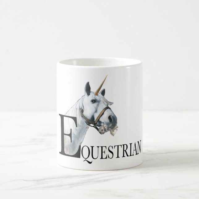 Caneca De Café unicórnio equestre (Centro)