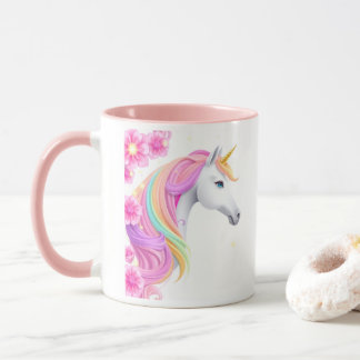 Caneca de Café Unicórnio Fofa