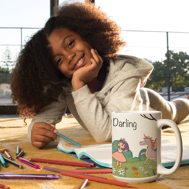 Caneca De Café Unicórnio mágico (Criador carregado)