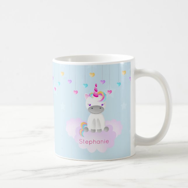 Caneca De Café Unicórnio mágico (Direita)