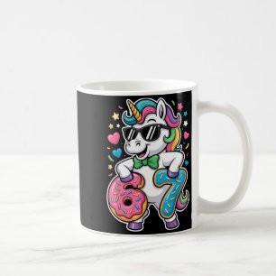 Caneca De Café Unicórnio Meninas Crianças Seis Sete 6-7 Meme Dive