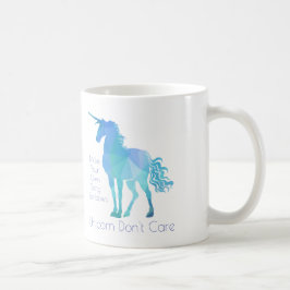 Caneca De Café Unicórnio Não se importa