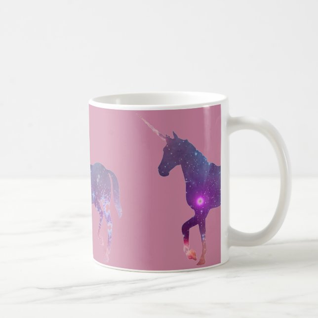 Caneca De Café unicórnio roxo (Direita)