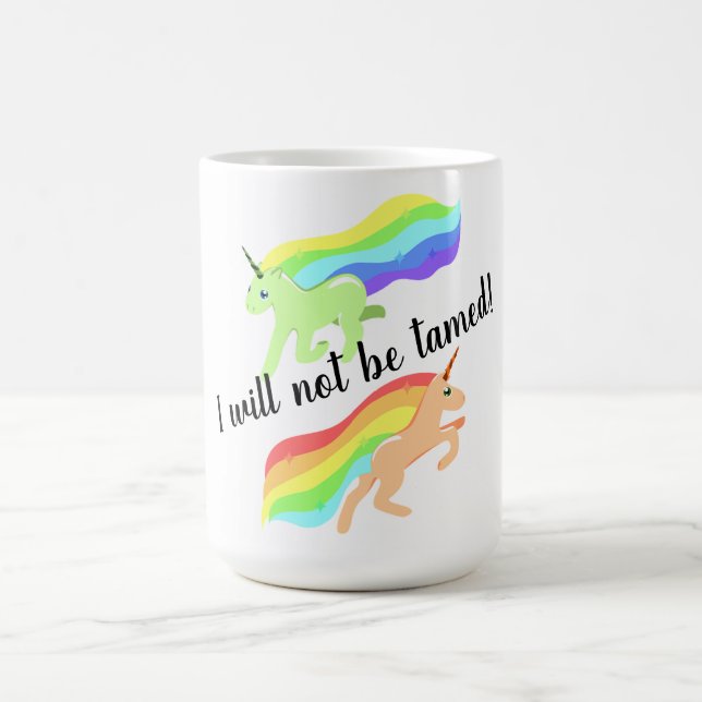 Caneca De Café Unicórnios e Cotação (Centro)