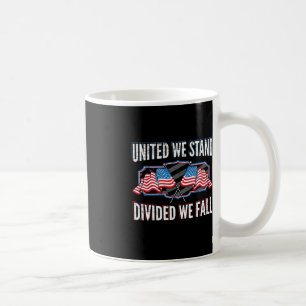 Caneca De Café Unida Nós Estamos Divididos Nós Caímos Patriota Am