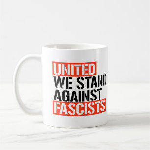 Caneca De Café Unida somos contra fascistas