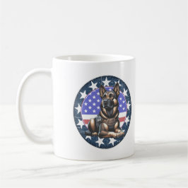 Caneca De Café Unidade Canina Militar da Polícia