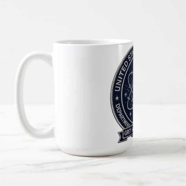 Caneca De Café Unidade de Combate de Alien Cinza (Esquerda)