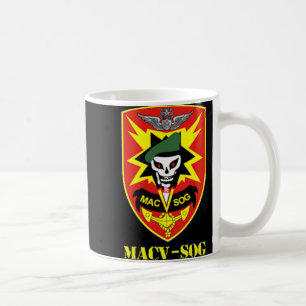 Caneca De Café Unidade Macv-Sog Exército Pequeno Coloração Vietnã