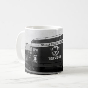 Caneca De Café Unidade móvel de fita de vídeo