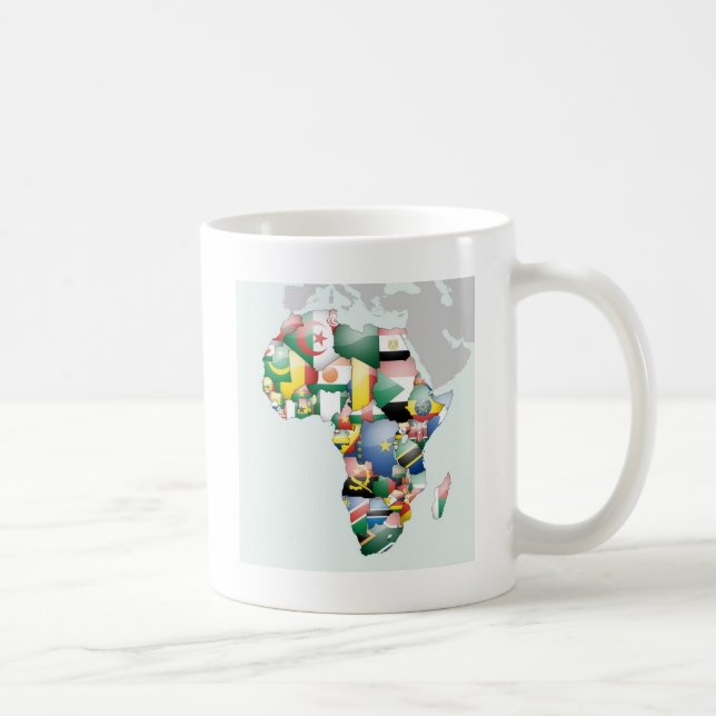 Caneca De Café Unidade na Diversidade: Coleção de Sinalizadores d (Direita)