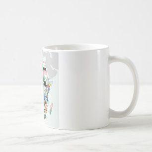Caneca De Café Unidade na Diversidade: Coleção de Sinalizadores d