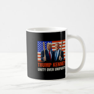 Caneca De Café Unidade Trump Kennedy Sobre Uniparty 2025 Eleição
