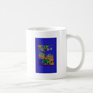 Caneca De Café Unidos EUA Esperança Mais Fortes Juntos