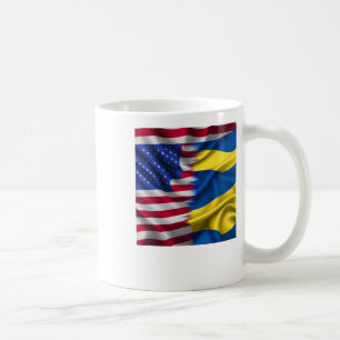 Caneca De Café Unidos Nós Estamos – Adesivo de Bandeiras dos EUA