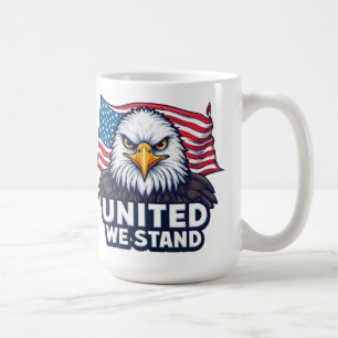 Caneca De Café Unidos Nós Estamos Design Patriótico EUA