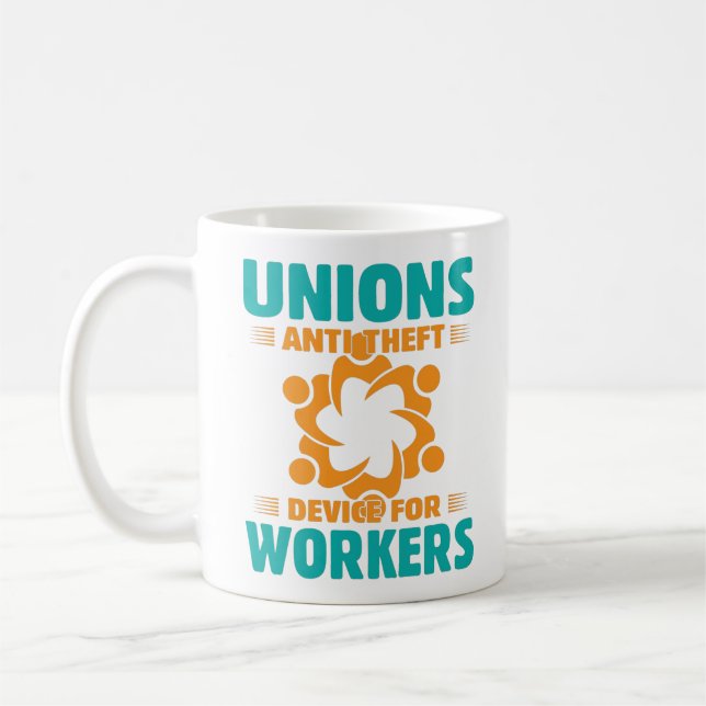 Caneca De Café Uniões, Dispositivo Anti-Roubo para Trabalhadores (Esquerda)