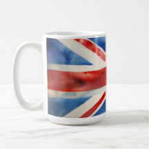 caneca de café union jack