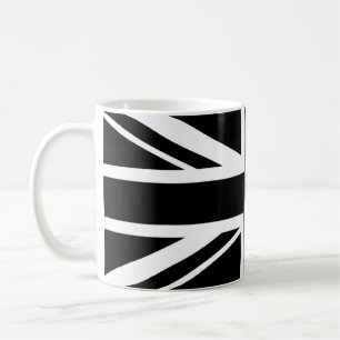 Caneca De Café Union Jack ~ Black and White