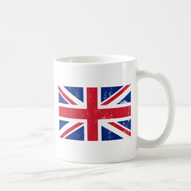 Caneca De Café Union Jack British Flag Mug (Direita)