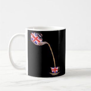Caneca De Café Union Jack Flag do Reino Unido Teapot e