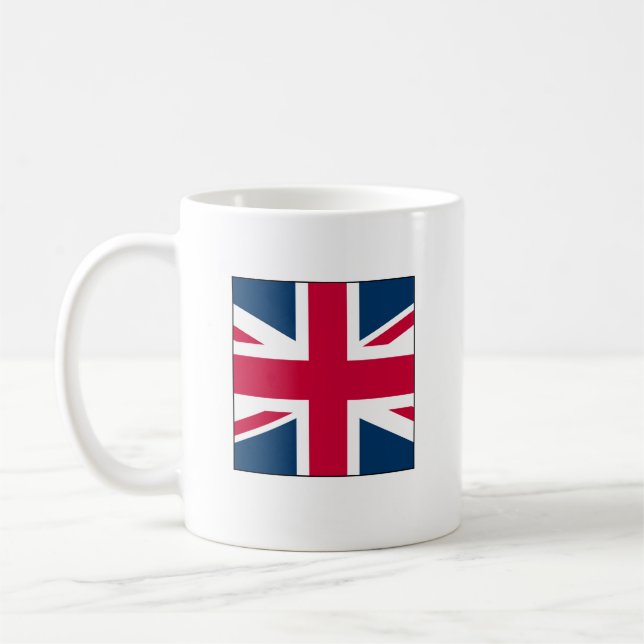 Caneca De Café Union Jack Mug Small Square Design (Esquerda)