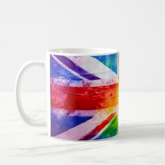 Caneca De Café Union Jack Rainbow Mug