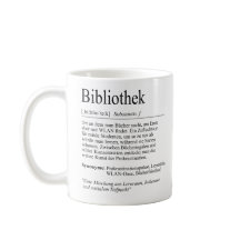 Unispruch "Bibliothek" Geschenk, Studenten