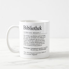 Caneca De Café Unispruch "Bibliothek" Geschenk, Studenten