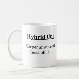 Caneca De Café Unispruch "Hybrid Uni" Geschenk, Studenten