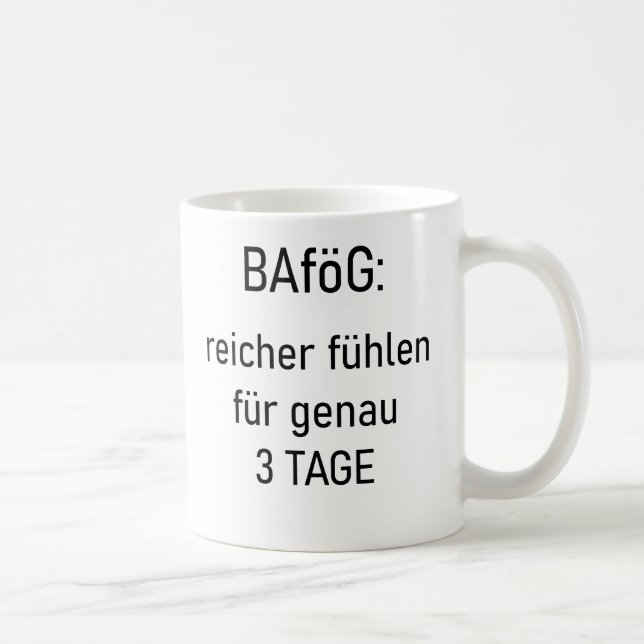 Caneca De Café Unispruch "reicher für 3d" Geschenk, Studenten (Direita)