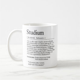 Caneca De Café Unispruch "Studium" Geschenk, Studenten