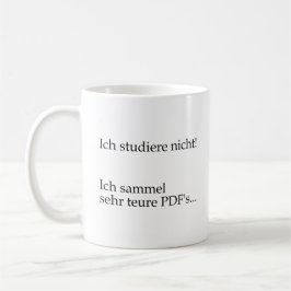 Caneca De Café Unispruch "teure PDFs" Geschenk, Studenten