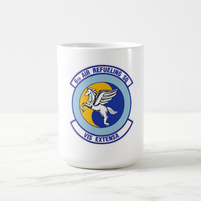 Caneca De Café United States Air Force 6th Air Refueling Squadron (Centro)