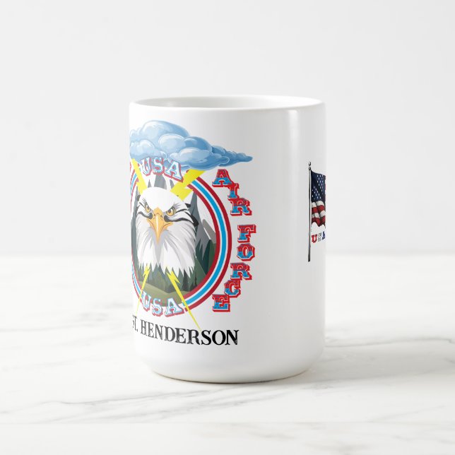 Caneca De Café United States Air Force Vereran  (Centro)
