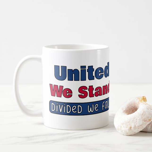 Caneca De Café United We Stand (Com Donut)