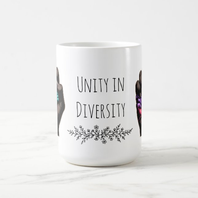 Caneca De Café Unity in Diversity (Centro)