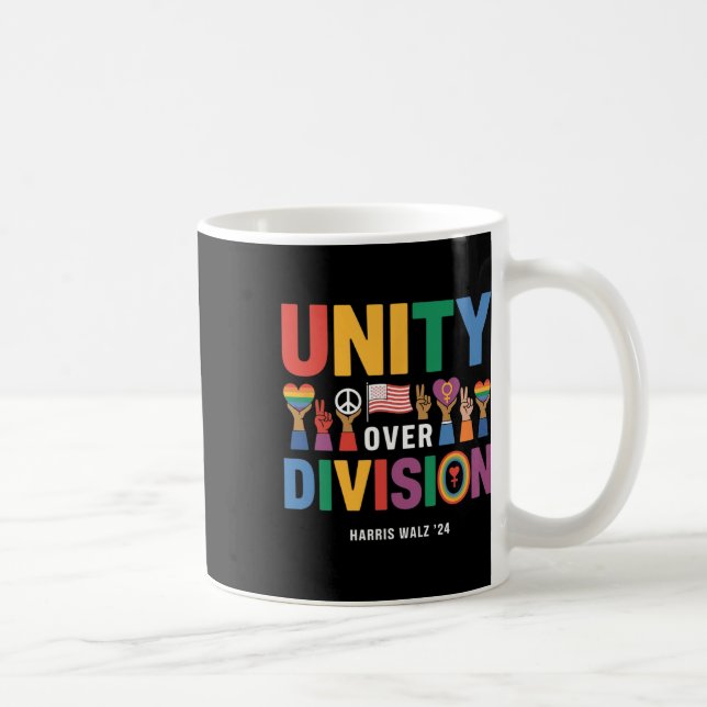 Caneca De Café Unity Over Division Pride Harris W 24 (Direita)