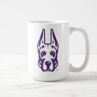 Caneca De Café Universidade de Albany Great Dane Mascot Head