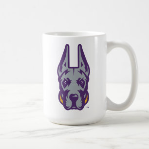 Caneca De Café Universidade de Albany Great Dane Mascot Head